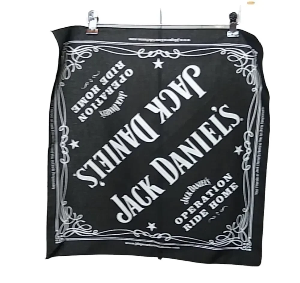 Jack Daniels Bandana Operation Ride Home Black and White One Size